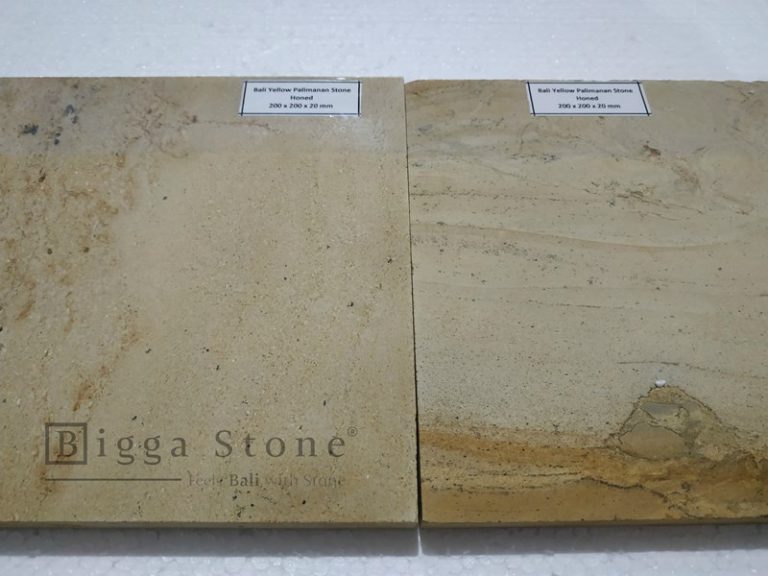 Luxury Yellow Palimanan Sandstone Tiles Bali Yellow Stone Tiles